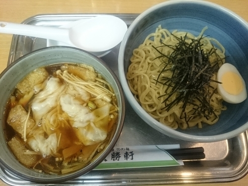 「ワンタンきのこ汁つけめん ￥950」@大宮大勝軒の写真