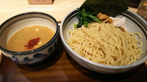 「つけ麺（大盛り）」@人形町 麺や わたる 大手町店の写真