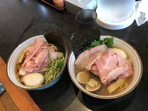 「特製蛤そば」@中華そば 四つ葉の写真