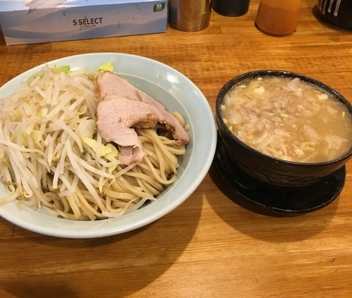 「つけ麺 （ヤサイ・アブラ・ニンニク少し￥780）」@ラーメン盛太郎の写真