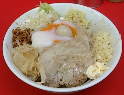 「まぜそば」@雄山の写真