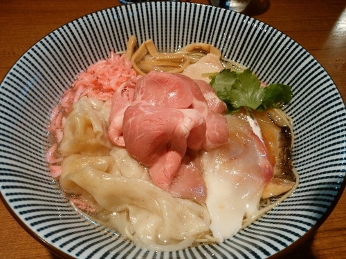 「真鯛と桜エビの中華そばスペシャル」@寿製麺よしかわ 川越店の写真
