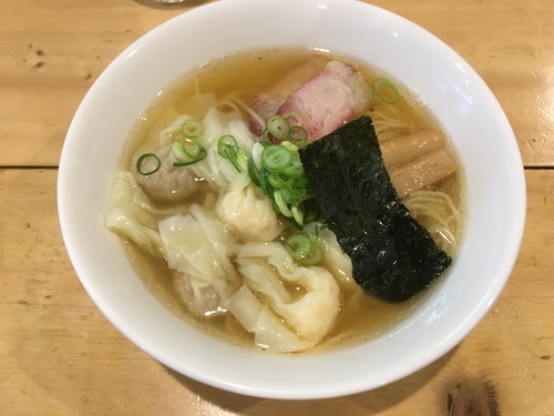 「特製ワンタン麺白／￥1,000」@支那そば 大和 稲荷町本店の写真