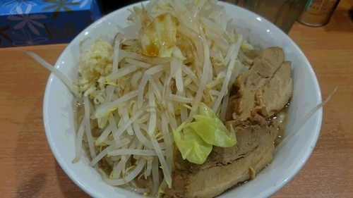 「らーめん（野菜・ニンニク）」@らーめん忍者の写真