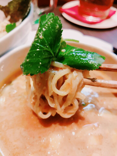 「辛味噌つけ麺＋ｴｼﾚﾊﾞﾀｰ」@味噌専門店 〜味噌呉田   life〜の写真