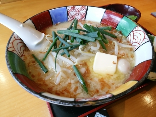 「味噌ラーメン御膳バタートッピング」@旬魚菜・炭火焼・鍋・星火の写真