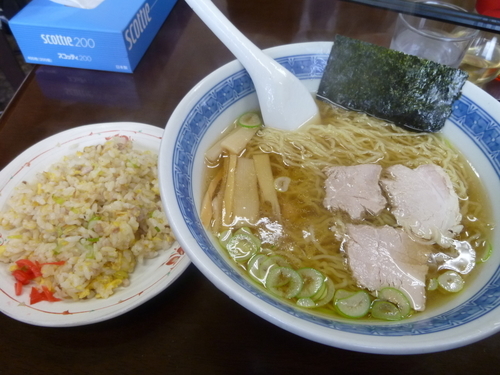 「ミニチャーハンと釜石ラーメン」@こんときラーメンの写真