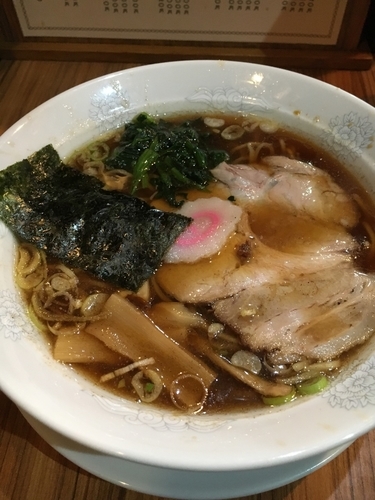 「醤油ラー麺 濃口￥700」@麺屋 楼蘭 梅田店の写真