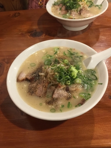 「ニンニクラーメン」@薩摩っ子ラーメン 八尾外環店の写真