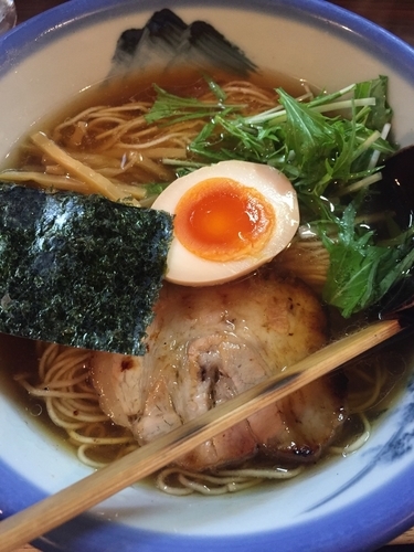 「醤油らーめん、まろ味」@AFURI 恵比寿の写真