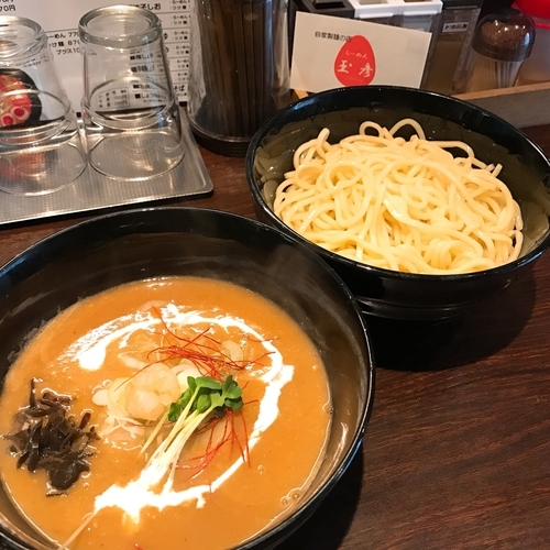 「濃厚海老味噌つけ麺」@らーめん 玉彦の写真