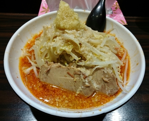 「辛味噌ラーメン 810円」@らーめん蘭 入谷店の写真