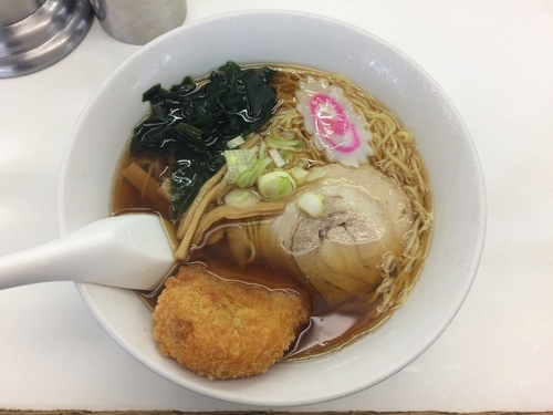 「コロッケラーメン」@東武ラーメンの写真