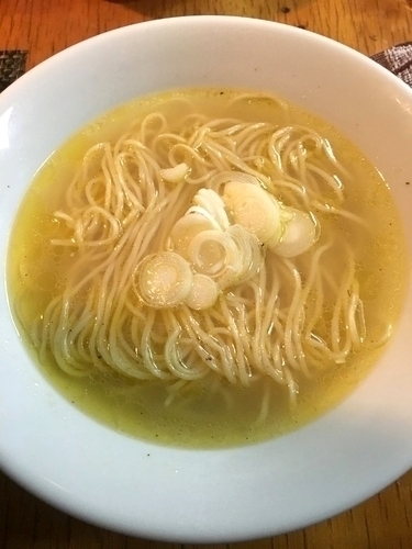 「限定  川俣軍艦しゃもかけラーメン (塩) ￥1080」@麺酒処 ふくろうの写真