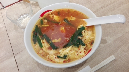 「とまと辛麺」@辛麺屋 一輪の写真