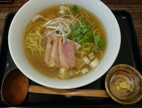 「鴨出汁 黒」@麺屋 葵の写真