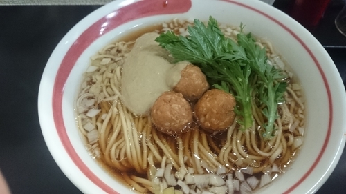 「限定 かき醤油[限定15食](900円)」@自家製麺SHINの写真