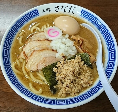 「特製中華そば」@つけめん さなだの写真