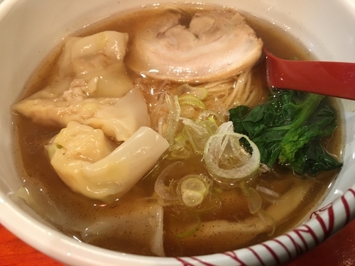 「らーめん ＋ ワンタン」@麺処 あす花の写真