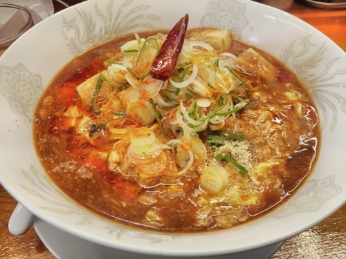 「豆腐マーラーメン(麻婆麺)」@ラーメン餃子 なか屋の写真