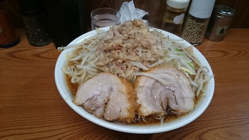 「大(アブラ)￥８３０」@ラーメン二郎 亀戸店の写真