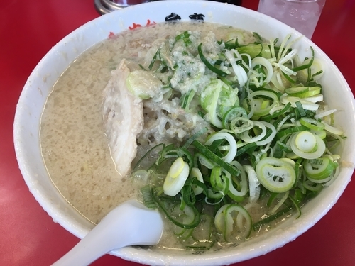「ラーメン 大盛 ねぎ多め」@らーめん弁慶 浅草本店の写真