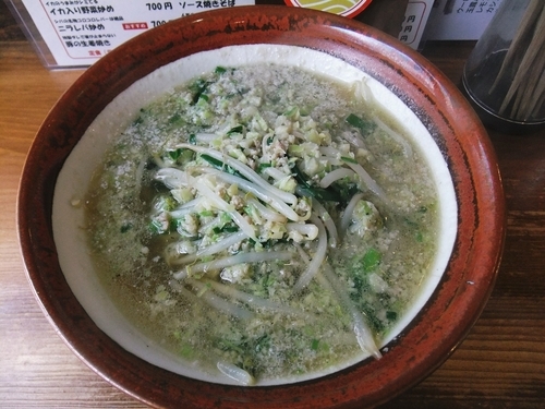 「餃子らーめん（800円）」@シバライズの写真
