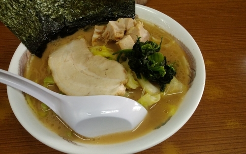 「キャベツラーメン・並」@たかさご家 曙町店の写真