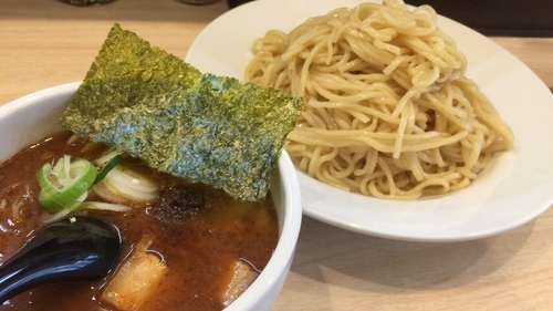 「つけ麺（ちょい辛）_800円」@つけ麺 坊主 間宮の写真