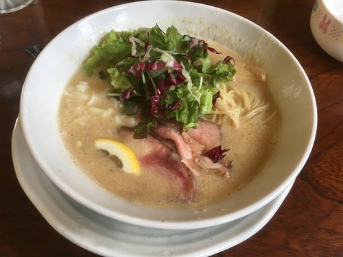 「濃厚チキンそば 和え玉 白 ¥750、¥250」@麺屋CHIKUWAの写真