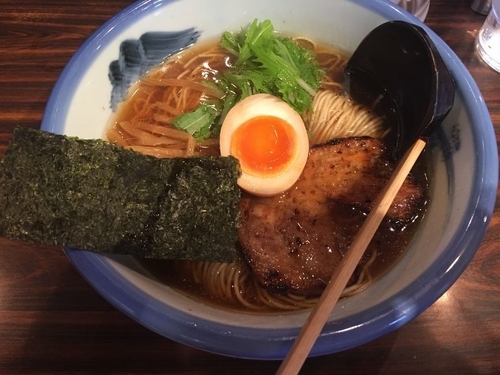 「醤油らーめん」@AFURI 中目黒店の写真