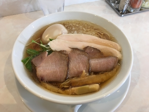 「特製煮干しそば 950円」@noodle kitchen KYOの写真