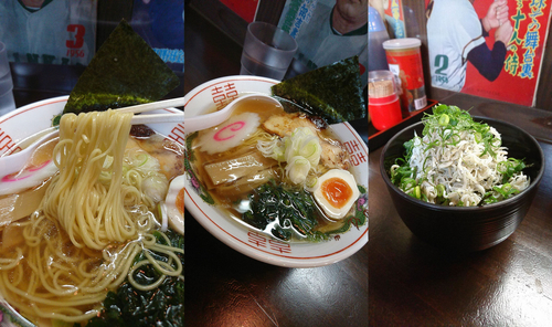 「『横町ラーメン 並+まかない飯(￥680+250)』」@麺や横丁 縁日の写真