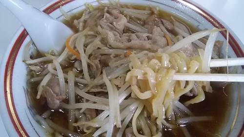 「肉そば」@万福の写真