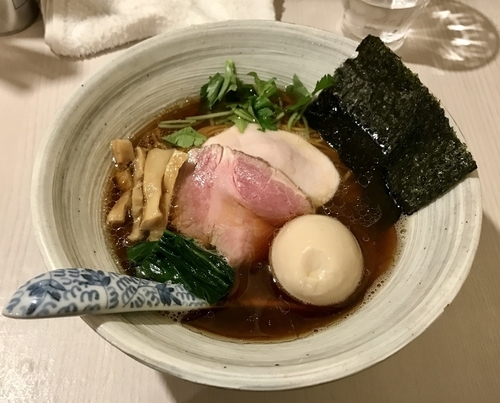 「味玉濃口醤油そば880円」@麺処 きなりの写真