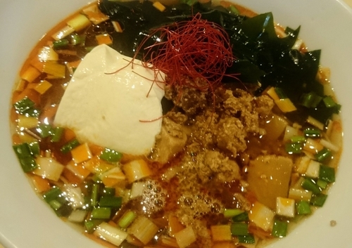 「サンラーわかめそば（限定）」@饗 くろ㐂の写真