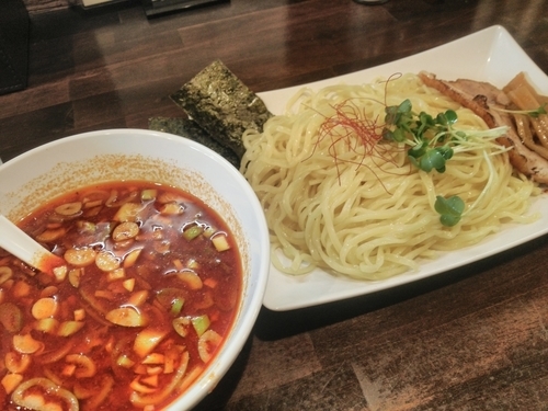 「つけ麺、醤油(辛味Max)」@麺や 龍世の写真