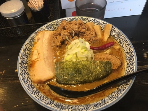 「濃厚狼煙らーめん(カレー)」@狼煙 〜NOROSHI〜の写真
