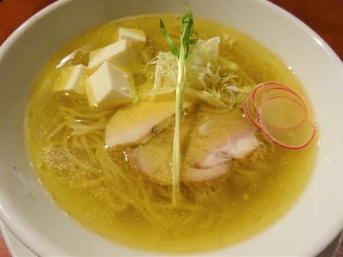 「あっさりいい野　普通　塩煮干し　　800円」@chopsticks de 麺の写真