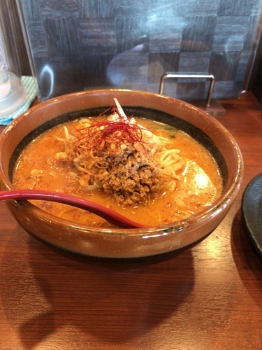 「北海道味噌 辛味噌ラーメン」@蔵出し味噌 麺場壱歩 入間店の写真