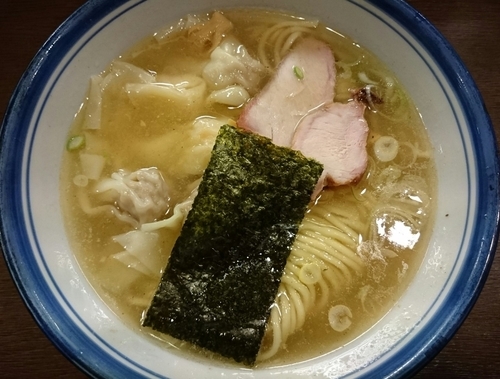 「ミックスわんたんめん（塩）」@麺屋 はやしまるの写真
