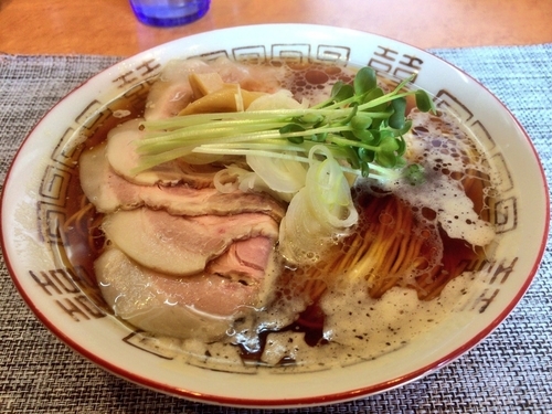 「鴨焼豚中華そば 850円」@柴崎亭の写真