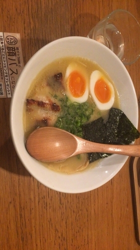 「ぽてり塩玉ラーメン」@鶏ポタラーメン THANK 大門店の写真