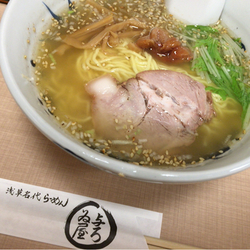 梅塩ラーメン 餃子