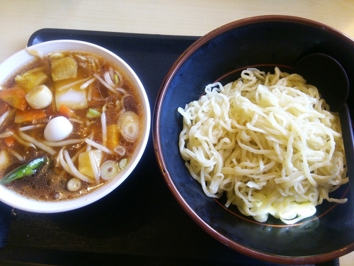 「辛口五目つけめん」@大龍の写真