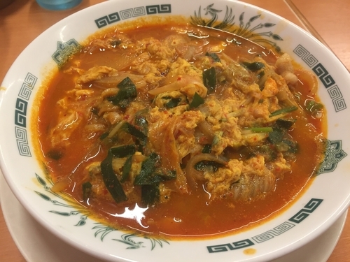 「チゲ味噌¥590」@熱烈中華食堂 日高屋 武蔵小金井南口店の写真