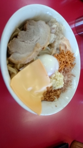 「まぜそば(大)」@ジャンクガレッジ 熊谷店の写真