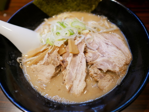 「味噌 太麺＋大盛」@ラーメン長山の写真