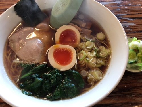 「支那そば550円+煮玉子100円」@支那そば 番の写真