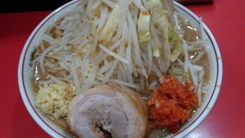 「ラーメン(大盛500g)」@用心棒 本号の写真